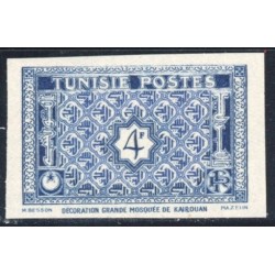TUN158 - 315 - ** - Essai de couleur bleu 
