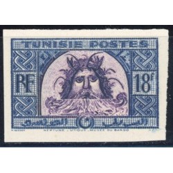 TUN163 - 319 - ** - Essai de couleur bleu et violet 