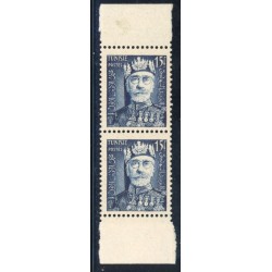 TUN214 - 395b - ** - Paire de carnet avec bords blancs