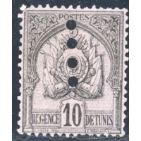 TUN270 - TA12 - (*) - 4 trous au milieu le reste absent 