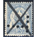 TUN276 - TA14d - Obl - T couché avec 5 trous 