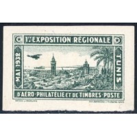 TUN307 - Vignette - ** - 1ère expo régio d'aéro philatélique mai 1932 - En brun 