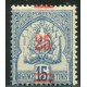 TUN013 - 28b - ** - Surcharge à cheval - 1 barre en haut 