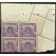 TUN046 - 69 - * - Piquage oblique par pliage - Bloc de 4