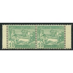 TUN056 - 76c - ** - Paire de carnet avec bords blanc 