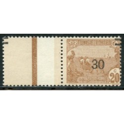 TUN070 - 98d - ** - Surcharge inversée - Barres en haut 