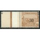 TUN070 - 98d - ** - Surcharge inversée - Barres en haut 