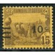 TUN076 - 155 - * - Surcharge déplacée - Barres à gauche et 10 à droite 