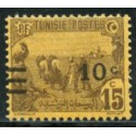 TUN076 - 155 - * - Surcharge déplacée - Barres à gauche et 10 à droite 