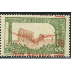 TUN217 - PA 1 - ** - Surcharge tombante - 1 barre à cheval 