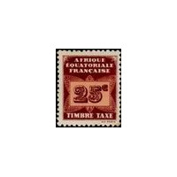 a.e.f. T 004 ** - Colonies Françaises - Afrique Equatoriale Française - AEF - Taxe - A.GERBER PHILATELIE - Timbre