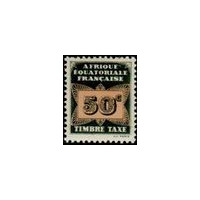 a.e.f. T 007 ** - Colonies Françaises - Afrique Equatoriale Française - AEF - Taxe - A.GERBER PHILATELIE - Timbre