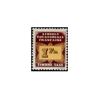 a.e.f. T 009 ** - Colonies Françaises - Afrique Equatoriale Française - AEF - Taxe - A.GERBER PHILATELIE - Timbre