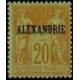 alex 010 * - Colonies Françaises - Alexandrie - Poste - A.GERBER PHILATELIE - Timbre