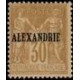 alex 012 * - Colonies Françaises - Alexandrie - Poste - A.GERBER PHILATELIE - Timbre
