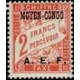 cong T 010 * - Colonies Françaises - Congo - Taxe - A.GERBER PHILATELIE - Timbre