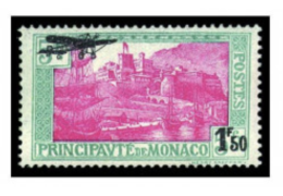 Timbres aériens de Monaco : collection aviation rare